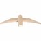 Ekena Millwork Bellingham Smooth Timber Gable Bracket, Douglas Fir, 36"W x 10"H x 1 1/2"D x 3 1/2"F, 7/12 Pitch GBW036X10X0204BEL00SDF - alternate 3